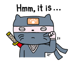 Cat of the ninja(English version) sticker #1566953