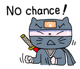 Cat of the ninja(English version) sticker #1566957