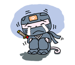 Cat of the ninja(English version) sticker #1566958