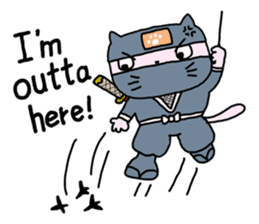 Cat of the ninja(English version) sticker #1566959