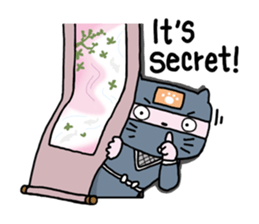Cat of the ninja(English version) sticker #1566960