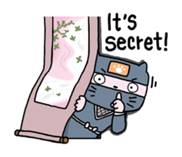 Cat of the ninja(English version) sticker #1566960