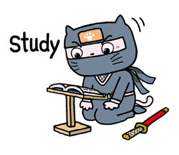 Cat of the ninja(English version) sticker #1566961