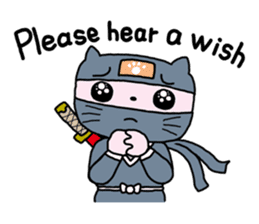 Cat of the ninja(English version) sticker #1566965