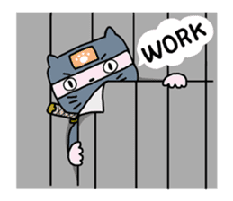 Cat of the ninja(English version) sticker #1566966