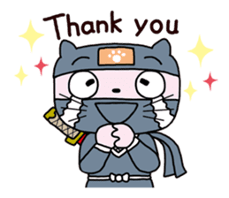 Cat of the ninja(English version) sticker #1566968