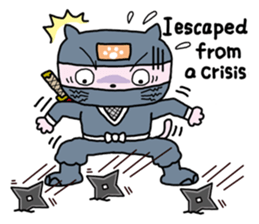 Cat of the ninja(English version) sticker #1566969