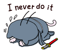Cat of the ninja(English version) sticker #1566970