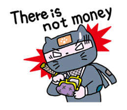 Cat of the ninja(English version) sticker #1566973