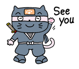 Cat of the ninja(English version) sticker #1566975