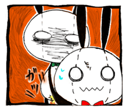 Stuffed rabbits and U-chan sticker #1567868