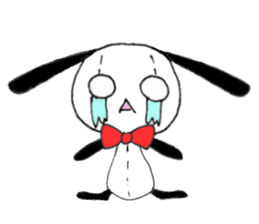 Stuffed rabbits and U-chan sticker #1567871