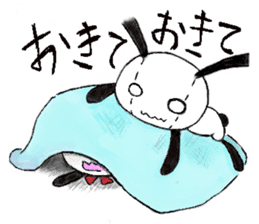 Stuffed rabbits and U-chan sticker #1567874