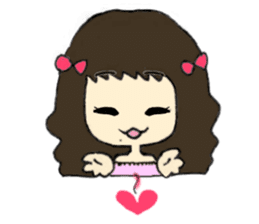 Stuffed rabbits and U-chan sticker #1567886