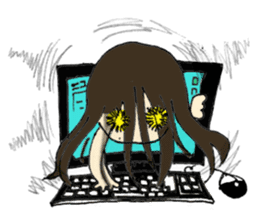 Stuffed rabbits and U-chan sticker #1567894