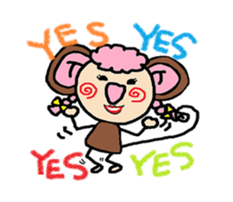Saruru Monkey part2 sticker #1568137