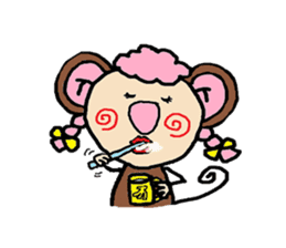 Saruru Monkey part2 sticker #1568143