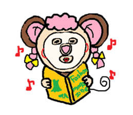 Saruru Monkey part2 sticker #1568153