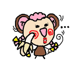 Saruru Monkey part2 sticker #1568154