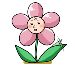 The cosmetics flower sticker #1568296