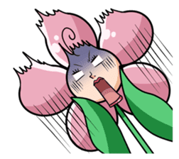 The cosmetics flower sticker #1568313