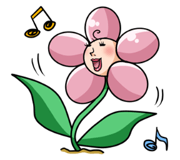 The cosmetics flower sticker #1568317
