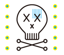 Skull boy & Skull girl sticker #1568619