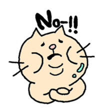 fat cat Every day sticker #1568777