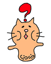 fat cat Every day sticker #1568794