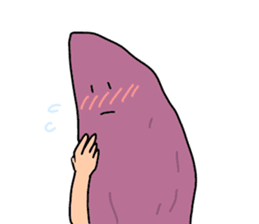 Sweet potato sticker #1568946