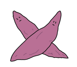 Sweet potato sticker #1568956