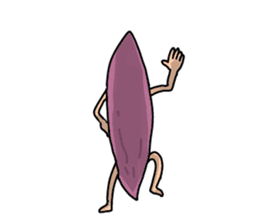 Sweet potato sticker #1568975