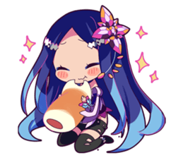 Cutie Chibi Aoki Lapis & Merli sticker #1569057