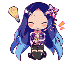 Cutie Chibi Aoki Lapis & Merli sticker #1569061