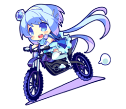 Cutie Chibi Aoki Lapis & Merli sticker #1569067