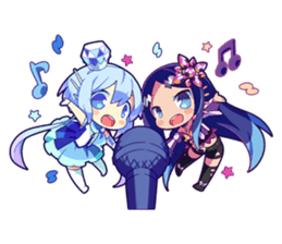Cutie Chibi Aoki Lapis & Merli sticker #1569069