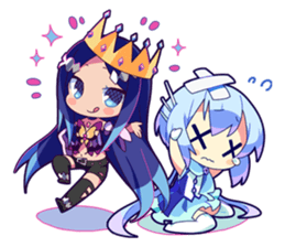 Cutie Chibi Aoki Lapis & Merli sticker #1569071
