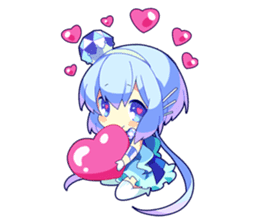 Cutie Chibi Aoki Lapis & Merli sticker #1569075