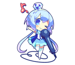 Cutie Chibi Aoki Lapis & Merli sticker #1569077