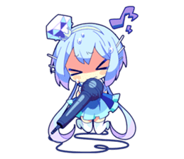 Cutie Chibi Aoki Lapis & Merli sticker #1569079