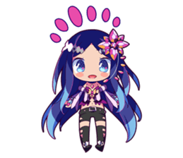 Cutie Chibi Aoki Lapis & Merli sticker #1569082