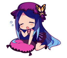 Cutie Chibi Aoki Lapis & Merli sticker #1569088