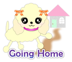 toy poodle "LUNLUN"1 sticker #1569316