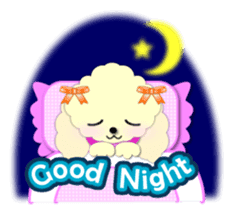 toy poodle "LUNLUN"1 sticker #1569326