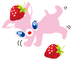 Puchi Babie&Strawberry sticker #1569423