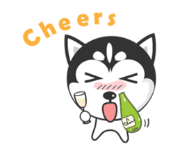 Naughty Huskies sticker #1569456