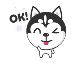 Naughty Huskies sticker #1569458