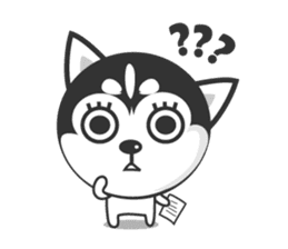 Naughty Huskies sticker #1569463