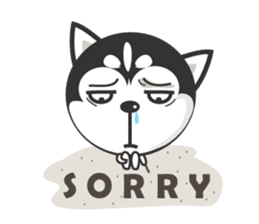 Naughty Huskies sticker #1569465