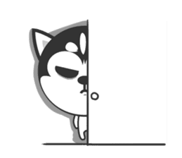Naughty Huskies sticker #1569466
